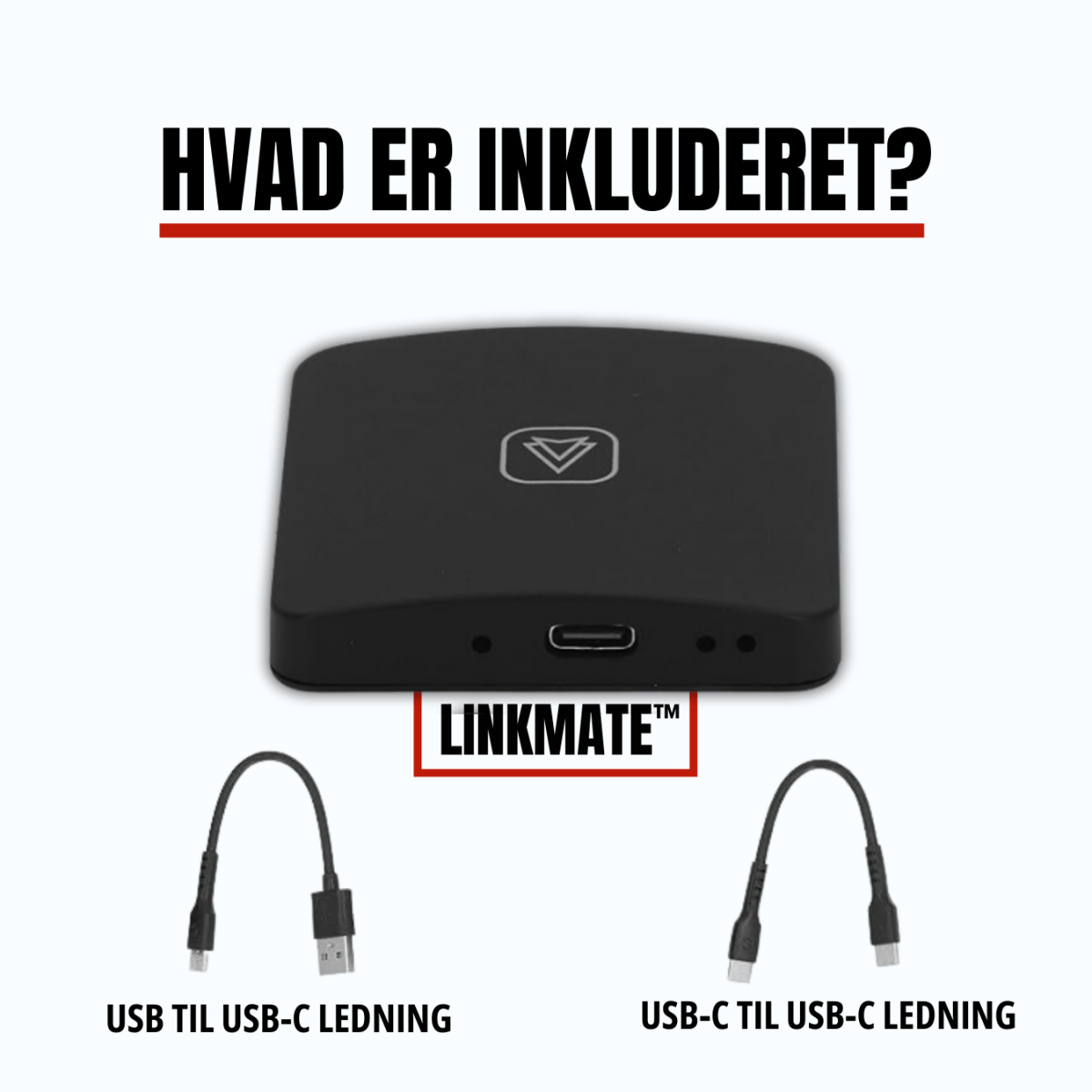 LinkMate™ - Trådløs CarPlay adapter - GearGoods