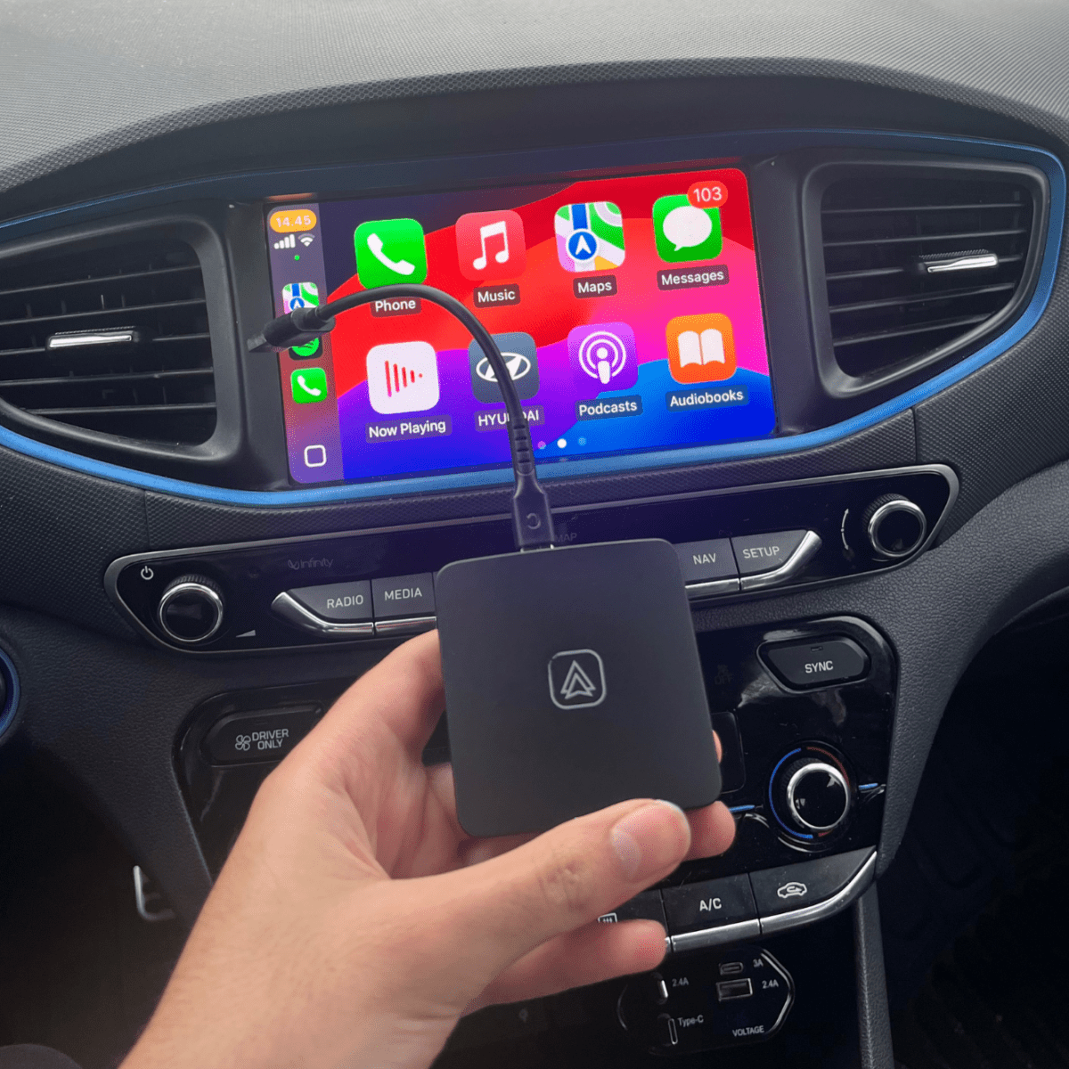 LinkMate™ - Trådløs CarPlay adapter - GearGoods