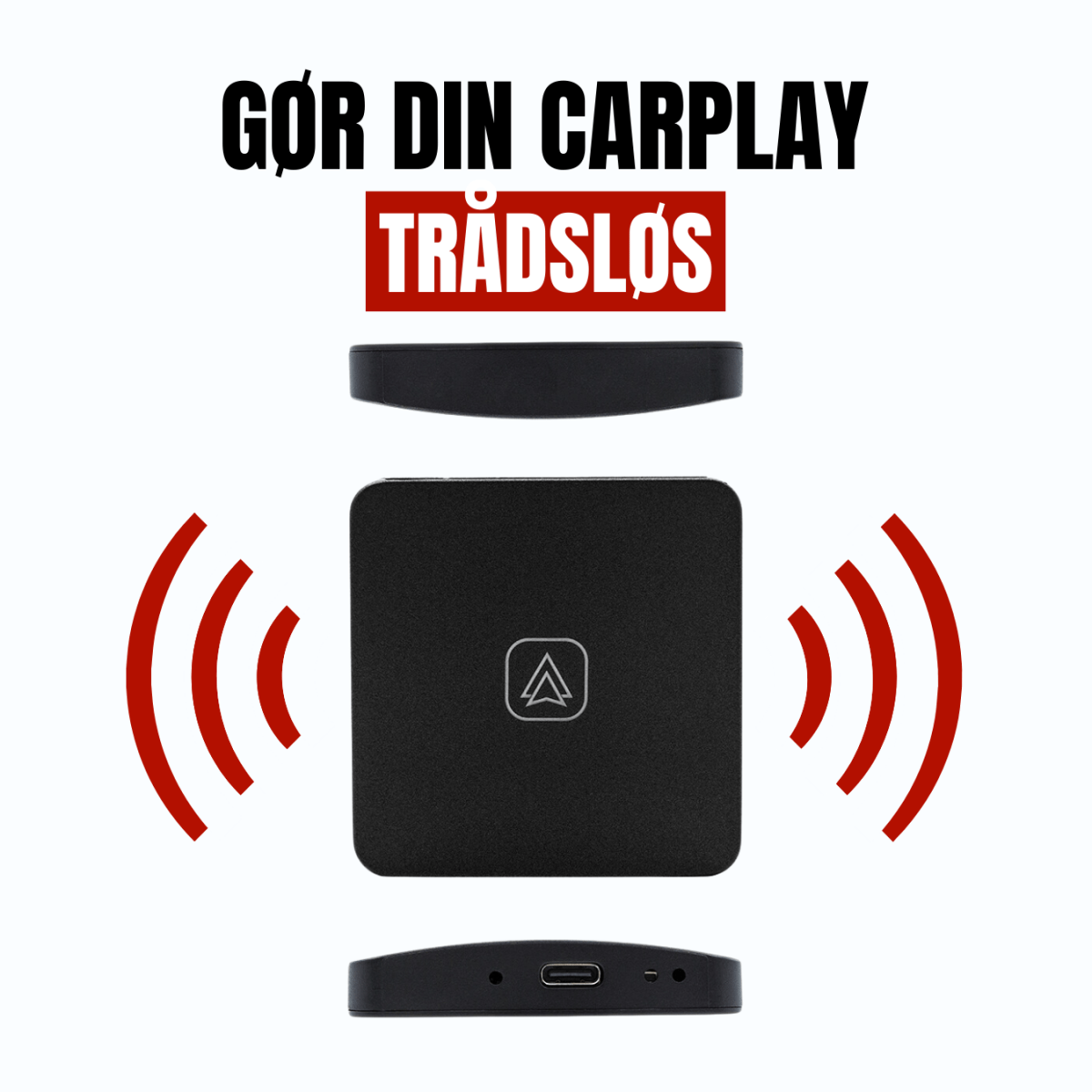 LinkMate™ - Trådløs CarPlay adapter - GearGoods